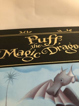 Puff The Magic Easton Press Dragon Leather bound Author Signed Edition Rare 3