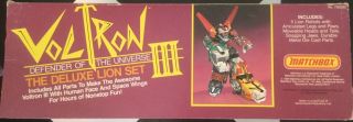Vintage 1984 Matchbox Voltron III Deluxe Lion Set Defenders of the Universe,  Box 3