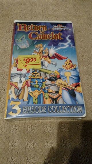 King Arthur & The Knights Of Justice Return To Camelot Rare Vhs