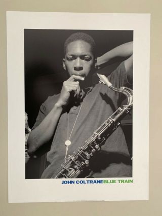 John Coltrane,  Blue Train,  Rare 1990’s Art Photo Print