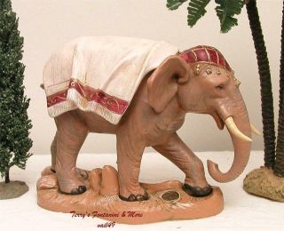 Fontanini Depose Italy Rare 7.  5 " Elephant Nativity Village Animal Figure