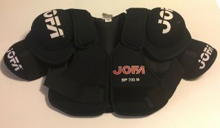 Jofa Sp700 Nhl M Issued Hockey Shoulder Pads Black Very Rare Guc