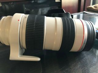 Canon EF 70 - 200 mm F/2.  8L USM Telephoto Lens - Rarely 3