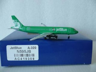 Aeroclassics Jetblue Airways A320 Boston Celtics Reg.  N595jb,  1:400 Scale,  Rare