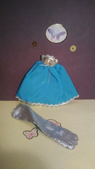 Vintage Topper Dawn/pippa Dolls " Bluebelle " Outfit/clothing.  