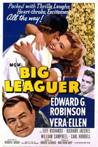 16mm Big Leaguer (1953) Rare B/w Robert Aldrich Feature Film.