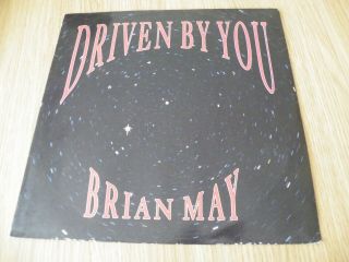 Brian May (queen) 12 " Single Driven By You.  Rare