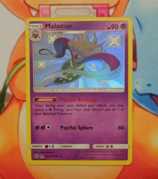 Pokemon Card - Hidden Fates - Shiny Vault - Sv18/sv94 Holo Malamar Ultra Rare