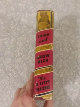 Think and Grow Rich by Napoleon Hill - 1938,  4th printing RARE WITH DUSTJACKET 3
