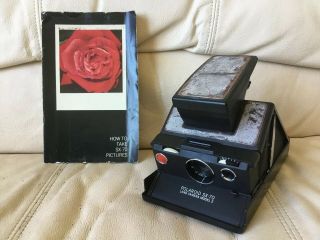 Rare Black Polaroid Sx - 70 Model 2 Instant Camera - Tested&working - -