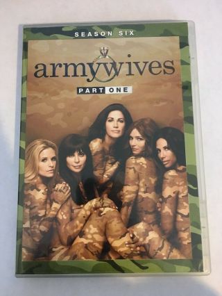 Army Wives: Season Six,  Part One (dvd,  3 - Disc Set) Vg Shape 6 Part 1 Rare Oop