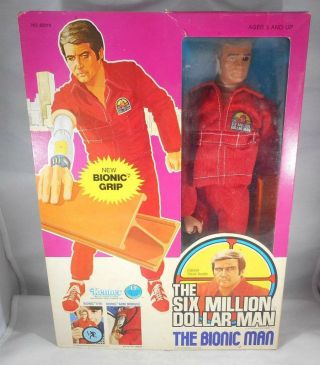 Vintage 1977 Kenner Six Million Dollar Man Bionic Man Mib Bionic Grip