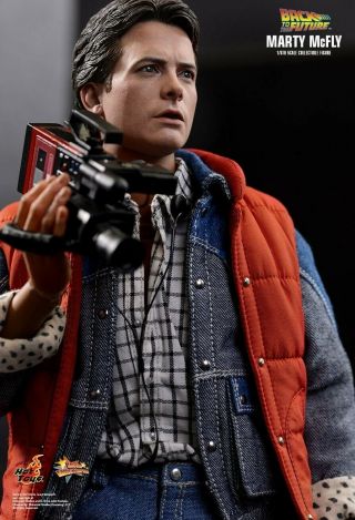 Hot Toys Mms 257 Back To The Future Marty Mcfly Michael J.  Fox,  Never Displayed