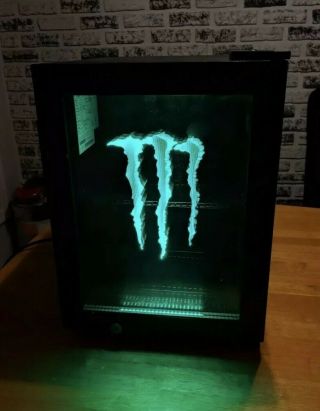 Rare Monster Mini Fridge - Idw - Light Up Door Refrigerator G - Style 1