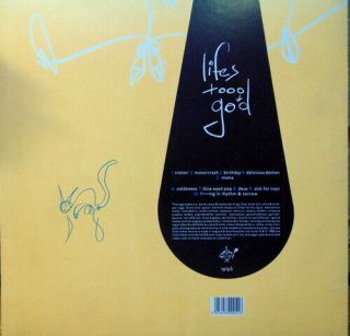 THE SUGAR CUBES/BJORK - LIFE ' S TO GOOD - LP VINYL.  ORANGE COVER - RARE 2