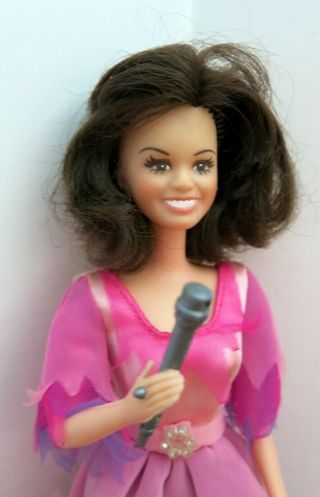 Marie Osmond Tv Show Doll Barbie Size W/ Dress,  Shoes,  Microphone Exc