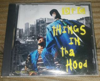 Dfc - Things In The Hood Rare 4trk G - Funk Rap Single Nate Dogg 1994