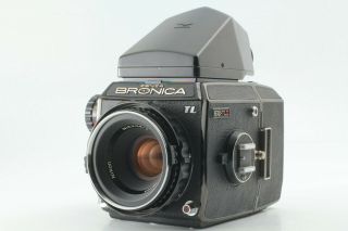 【Rare 】 Bronica EC TL II 6x6 Film Camera,  NIKKOR P 75mm F2.  8 From Japan 303 2
