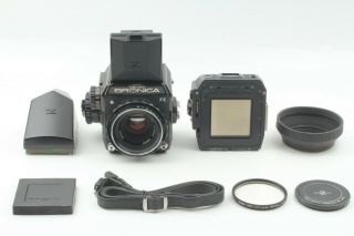 【Rare 】 Bronica EC TL II 6x6 Film Camera,  NIKKOR P 75mm F2.  8 From Japan 303 3