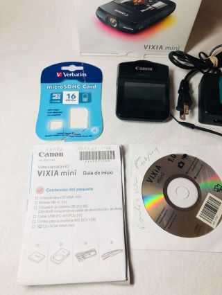 RARE Canon Vixia Mini - HD Camcorder WIFI Recorder - Blogging/Vlogging Camera 2