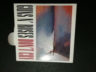 Guns N Roses Dont Cry 1991 Gatefold Card Sleeve Cd Single,  Wembley Sticker Rare