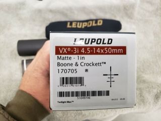 Leupold VX - 3i 4.  5 - 14x50mm Rare Boone & Crockett Reticle Rifle Scope 2