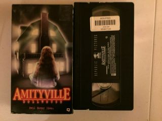 Amityville Dollhouse Vhs Rare Horror Republic Pictures 1996 Cult Oop Possession