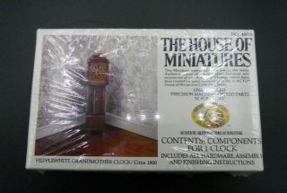 Rare Hepplewhite Grandmother Clock House Of Miniatures Kit 40076