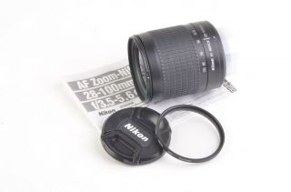 - Nikon Af Nikkor 28 - 100mm F3.  5 - 5.  6 G Lens Full Frame Fx Mount,  Caps,  Rare