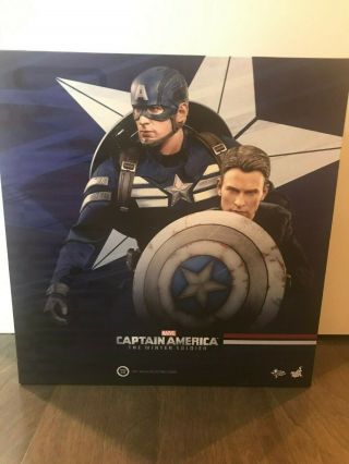 Hot Toys Captain America & Steve Rogers 2 Pack Mms243 1/6 The Winter Soldier