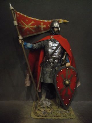 12 " Custom General Tatikios,  Medieval Byzantine Warrior Knight 1/6 Figure Ignite