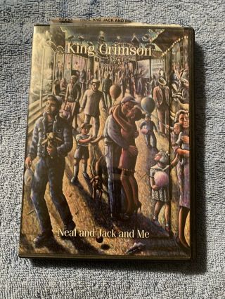 King Crimson - Neal And Jack And Me Dvd Oop Rare With Insert Japan 1984 Frejus