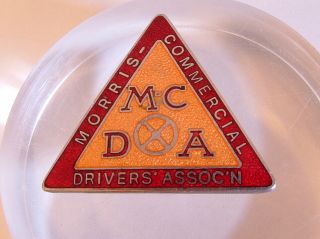 Morris Commercial Drivers Association (m.  C.  D.  A) Enamel Lapel Pin Rare