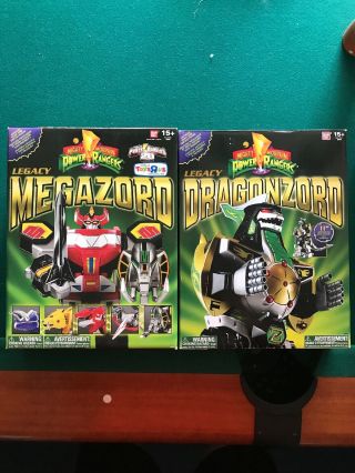 Mighty Morphin Power Rangers Legacy Megazord And Dragonzord