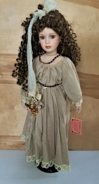 Rare Florence Maranuk Fawne Porcelain Doll 26 " Ltd.  Ed Show Stopper