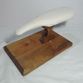 Vintage Handmade Ironing Board For Doll Clothes - Wood Base