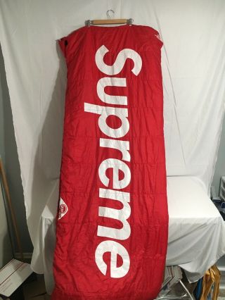 Supreme X The North Face S/s 11 Dolomite Sleeping Bag Red Camp Box Logo Rare