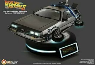 Magnetic Floating Delorean Time Machine Back To The Future Partii 1/20 Scal