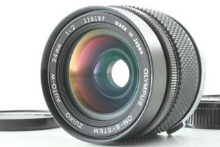 [rare Mint] Olympus Om - System Zuiko Auto - W 24mm F2 Wide Angle Lens Japan 1321