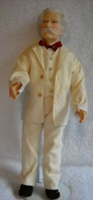 Mark Twain Effanbee Doll Retired - - With Tag Great Moments In Literature