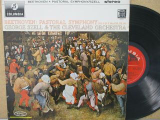 Sax 2549 Ed1 Red S/c Uk - Beethoven Pastoral Symphony No.  6 Szell Lp Rare Ex