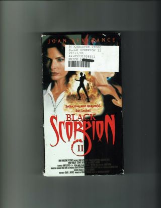 Black Scorpion II VHS Rare/OOP Cult Superhero B - movie Roger Corman 2