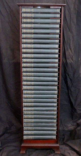 Encyclopedia Britannica 11th Ed.  With Rare Vertical Book Case.  Complete 29 Vol.
