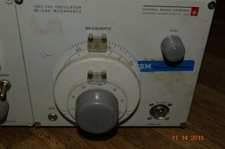 general radio company 1363 VHF oscillator 1236 I - F amplifier rare IBM 3