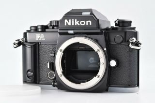 Nikon Fa Black Rare Red " D " Stamped 35mm Slr Film Camera From Japan