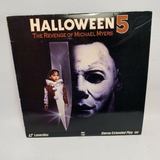 Halloween 5 Rare & Oop Horror Movie Cbs Fox Home Video Laserdisc