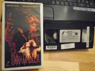 Rare Oop The Unnamable Ii Vhs Film 1993 Horror H.  P.  Lovecraft Julie Strain Lotr