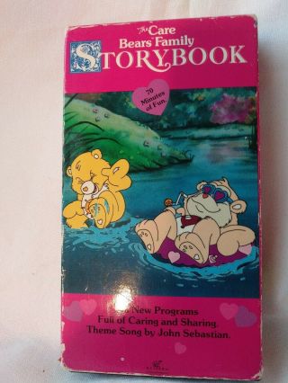The Care Bears Family Storybook - (vhs,  1986) Rare