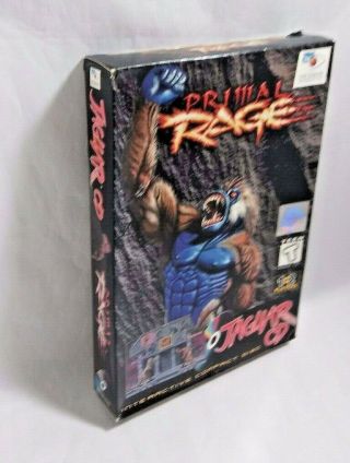 Primal Rage Jaguar Cd Rare Outer Big Box (only) Authentic
