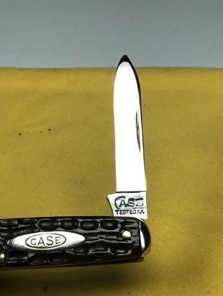 RARE Case XX 1920 - 40 GREEN BONE Handle Knife 3 1/8 “ No Cracks Great Snap 2